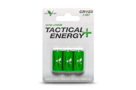 VIRIDIAN CR123A LITH BATTERY 3PK