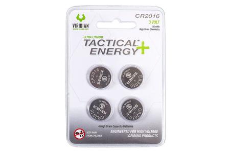 VIRIDIAN TACTL CR2016 LTHM BTY 4PK