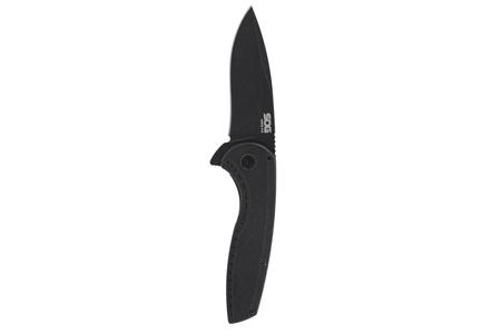 SOG AEGIS FLK 3.25 DROP PT BLK