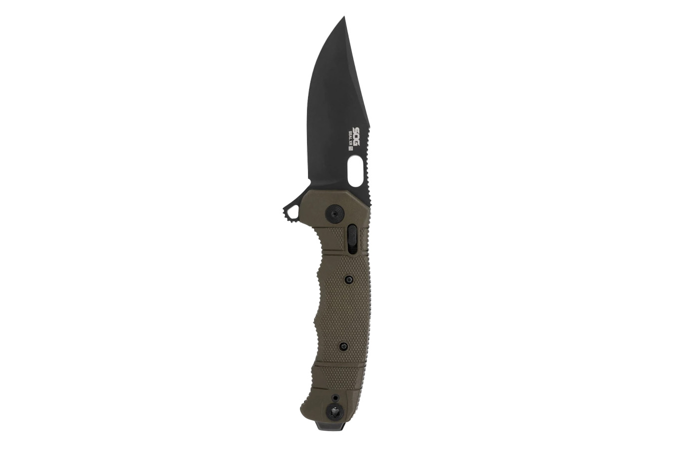 Sog Specialty Knives Seal XR TI Folding Pocket Knife - Olive Drab