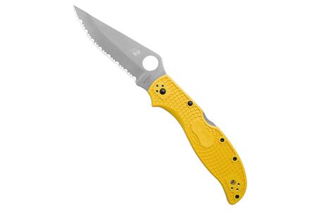 SPYDERCO STRTCH 2 XL LW SLT YLW SRTD