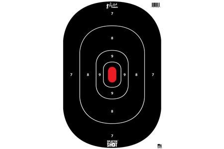 PROSHOT 12X18 SILH SS BLACK 8PK