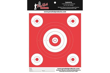 PROSHOT 6 BULLSEYE DAY GLOW ORANGE