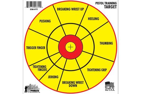 PROSHOT 12 BULLSEYE PISTOL TRNG 6PK