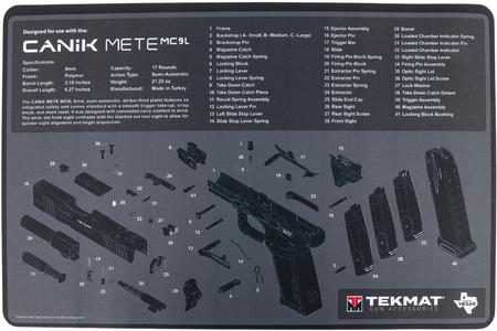 TEKMAT CANIK MC9L GUN CLEANING MAT