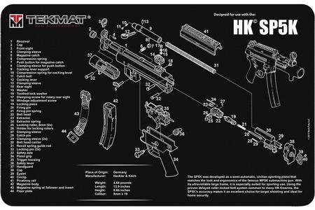 TEKMAT PISTOL MAT HK SP5K