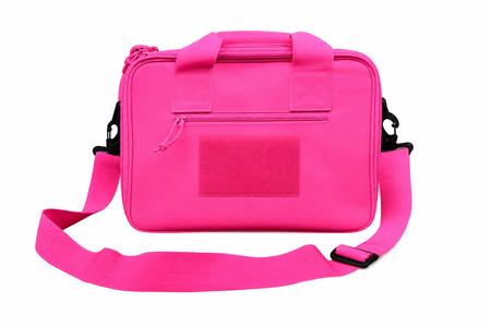 NCSTAR VISM DBL PISTOL CASE PINK