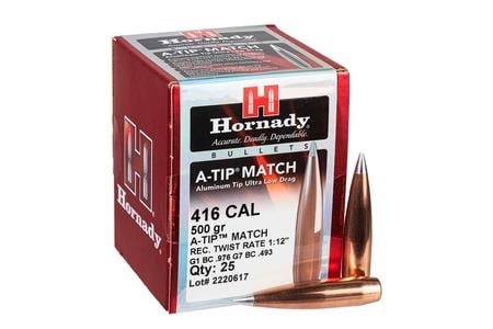 416 CAL .416 500 GR A-TIP MATCH