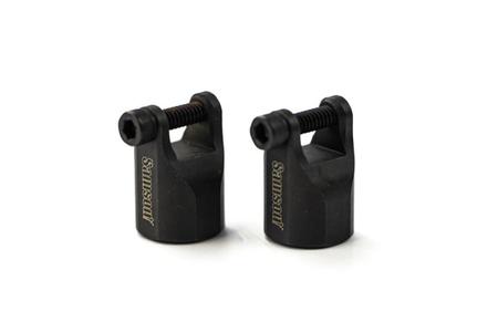 SAMSON SWIVEL STUD QD ADPTR 2PK BLK
