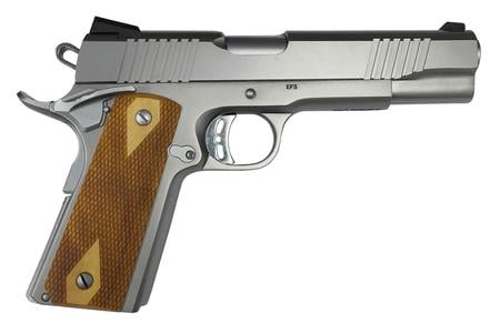 M1911-A1 ROCK 10MM 5 SS CHECKERED WOOD GRIPS