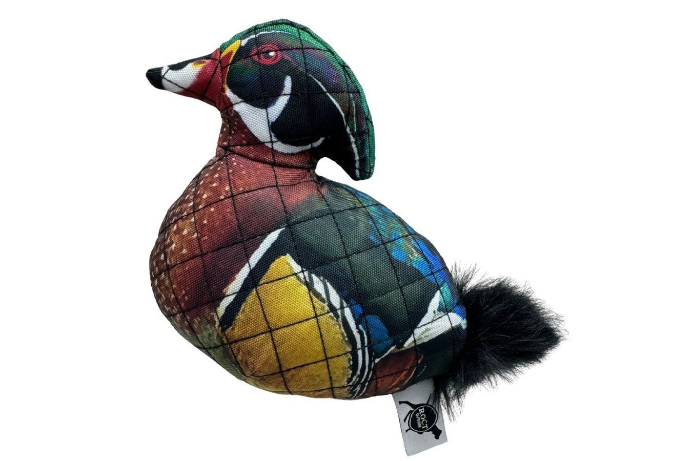Roct Outdoor Junior Wood Duck Lined Dog Toy