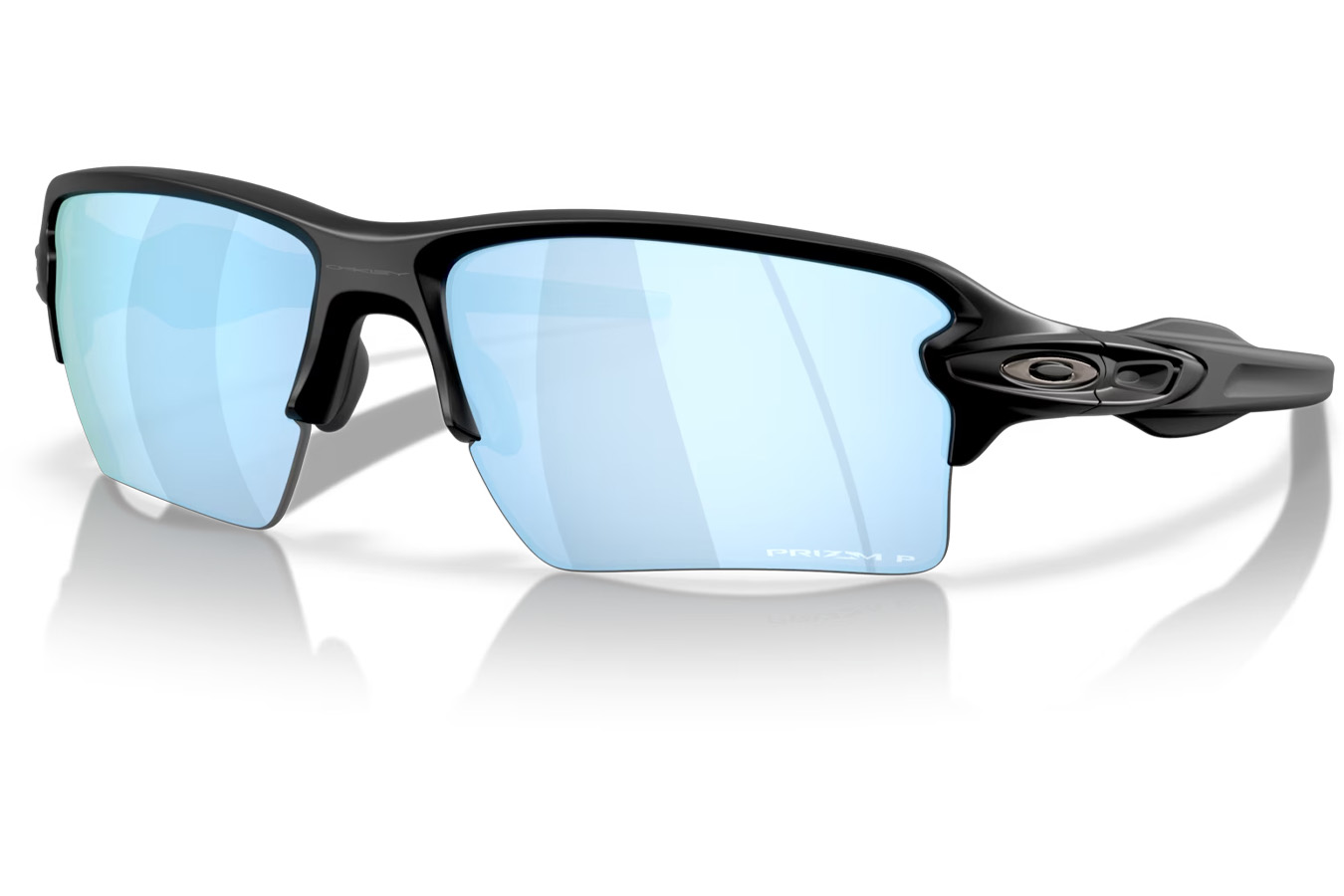 Oakley Flak 2.0 XXL Sunglasses with Prizm Deep Water Polarized Lenses Matt Black Frame