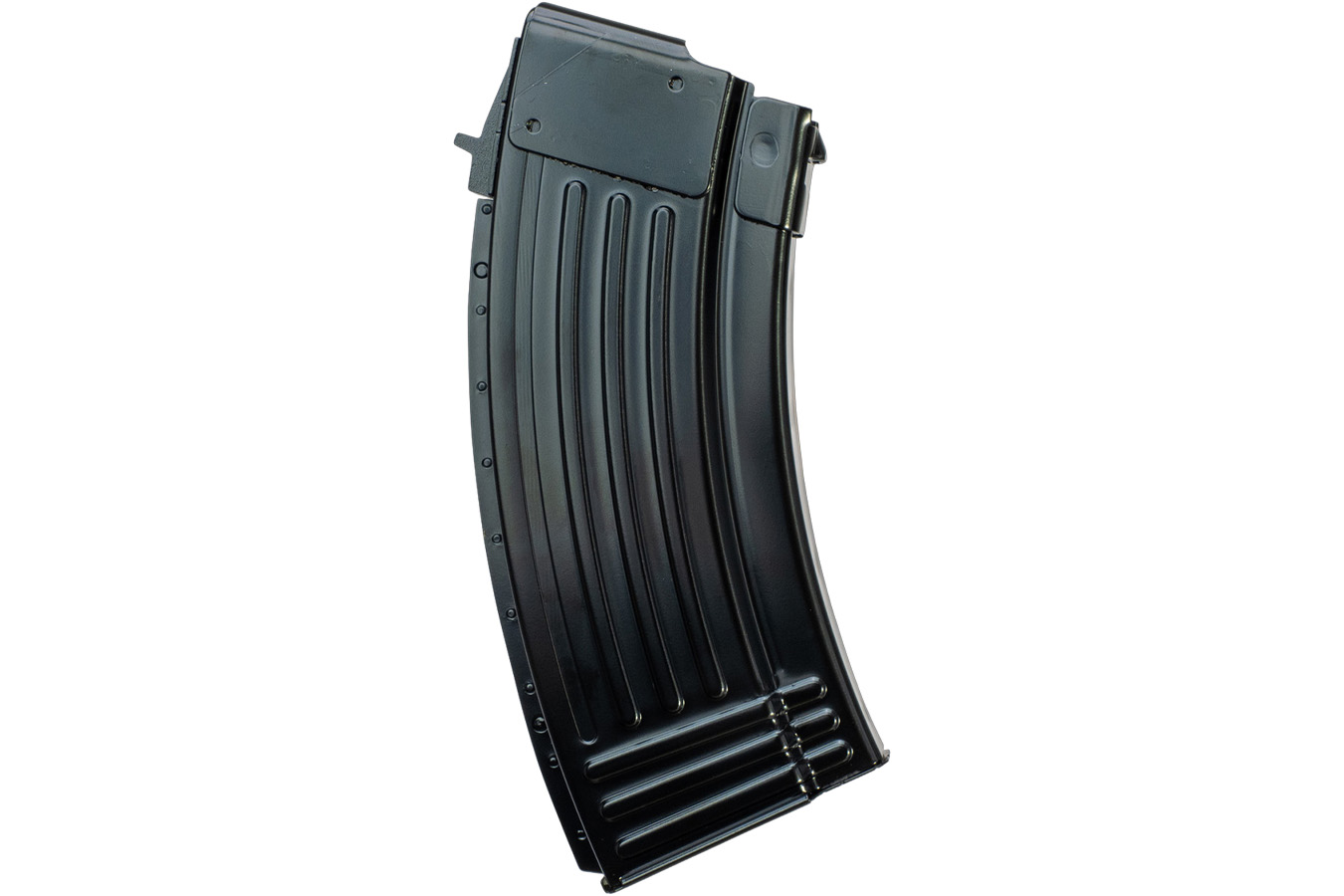 Global Ordnance AK 7.62x39mm 10-Round Magazine with 20-Round Body Steel Black