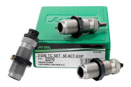 3-DIE TC SET .50 ACT-EXP