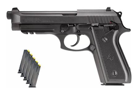 PT92 9MM BLK/BLK 5` BARREL 2X17 4X18RD MAGS