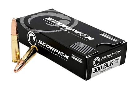 Scorpion 300 Blackout 220 gr Subsonic 20/Box