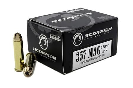 SCORPION 357 MAGNUM 158GR JHP 20/ BOX