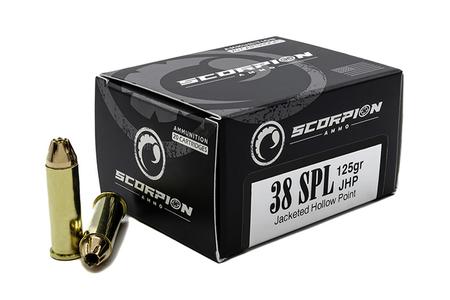 Scorpion 38 Special 125 gr JHP Defense 20/Box