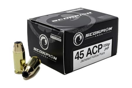 SCORPION 45 AUTO 230GR JHP 20/BOX