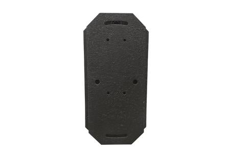 SKULL HOOKER LRG SHLDR FLUSH MNT BLK