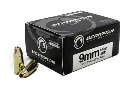 SCORPION 9MM 147GR JHP 20/BOX