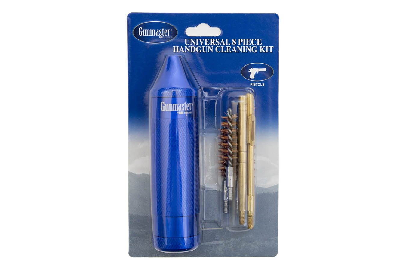 DAC Technologies GunMaster Universal 8-Piece Compact Handgun Cleaning Kit .22-.45