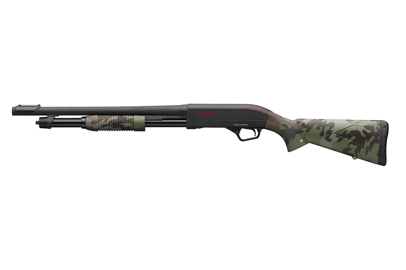 Winchester SXP Defender 12-Gauge Pump-Action Shotgun with Woodland Camo Finish