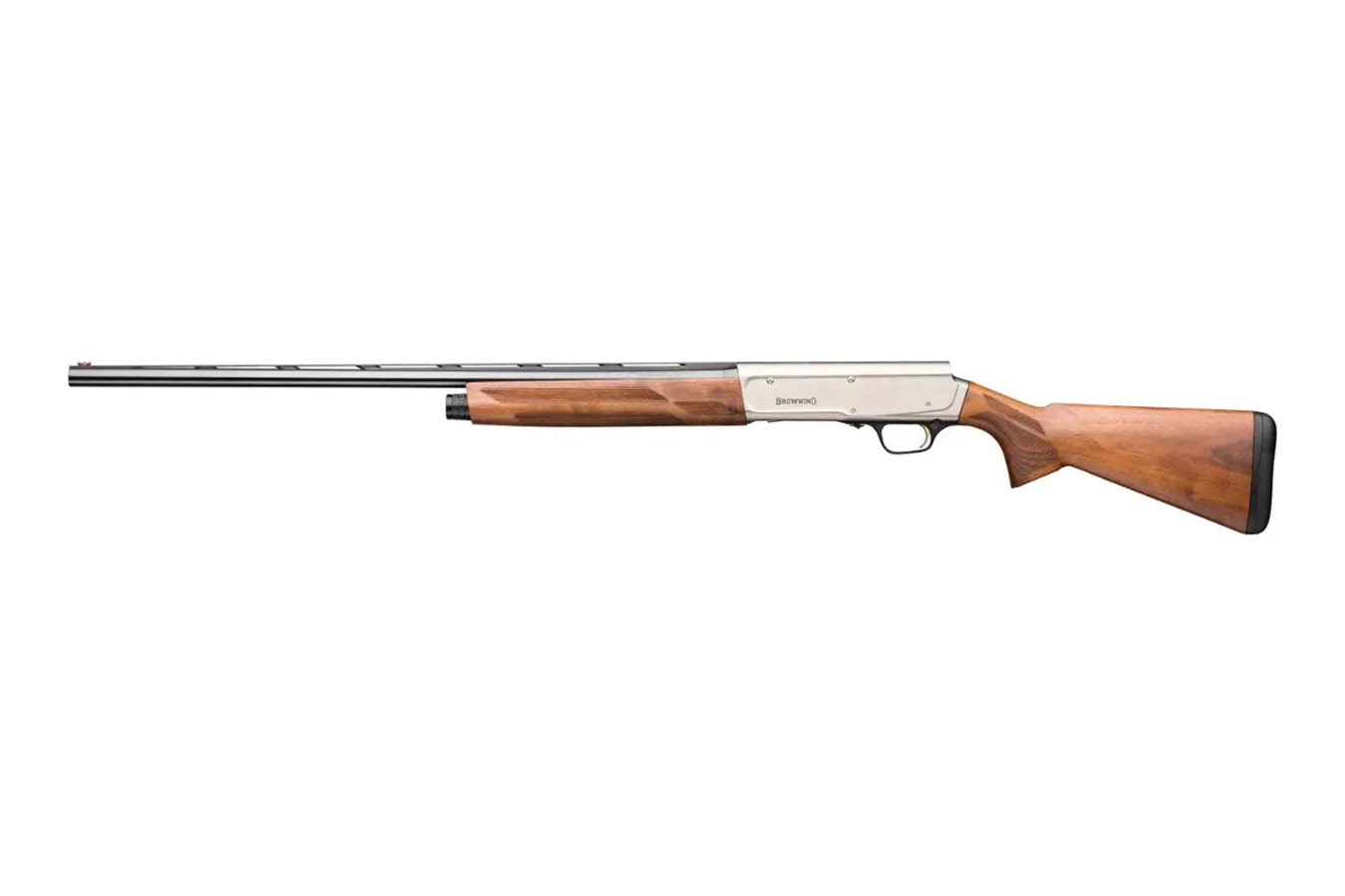 Browning A5 Upland 20-Gauge Semi-Auto Shotgun with Walnut Stock and Nickel Plated Receiver