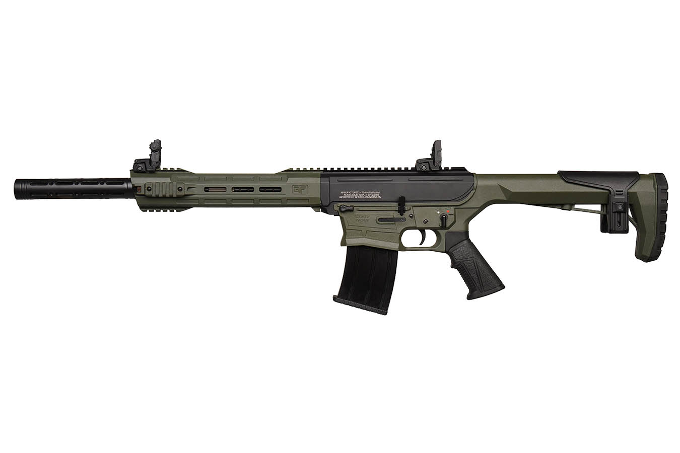 GForce GF25 12-Gauge Semi-Auto Shotgun with OD Green Stock