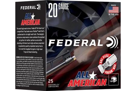 FED ALL AMERICAN 20GA 2.75 7/8OZ #8