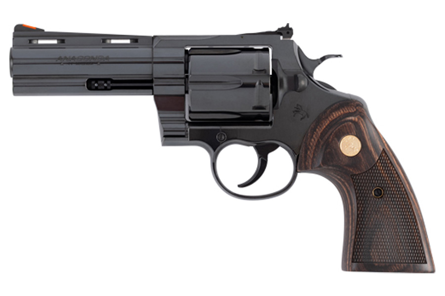 Colt Anaconda 44 Magnum DA/SA Revolver with Blued Finish and 4.25 Inch Barrel (Blemished)