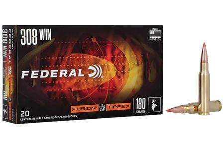 Federal Fusion 308Win 180gr Bonded Soft Point 20 Per Box