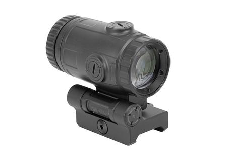 3X ULTRA-COMPACT MAGNIFIER, ALUMINUM HOUSING, FLIP  QD MOUNT 
