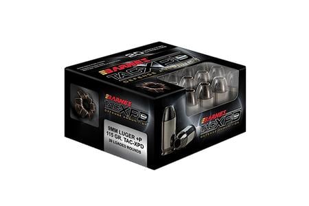 BARNES TAC-XPD 9MM 115GR HP 20RDS