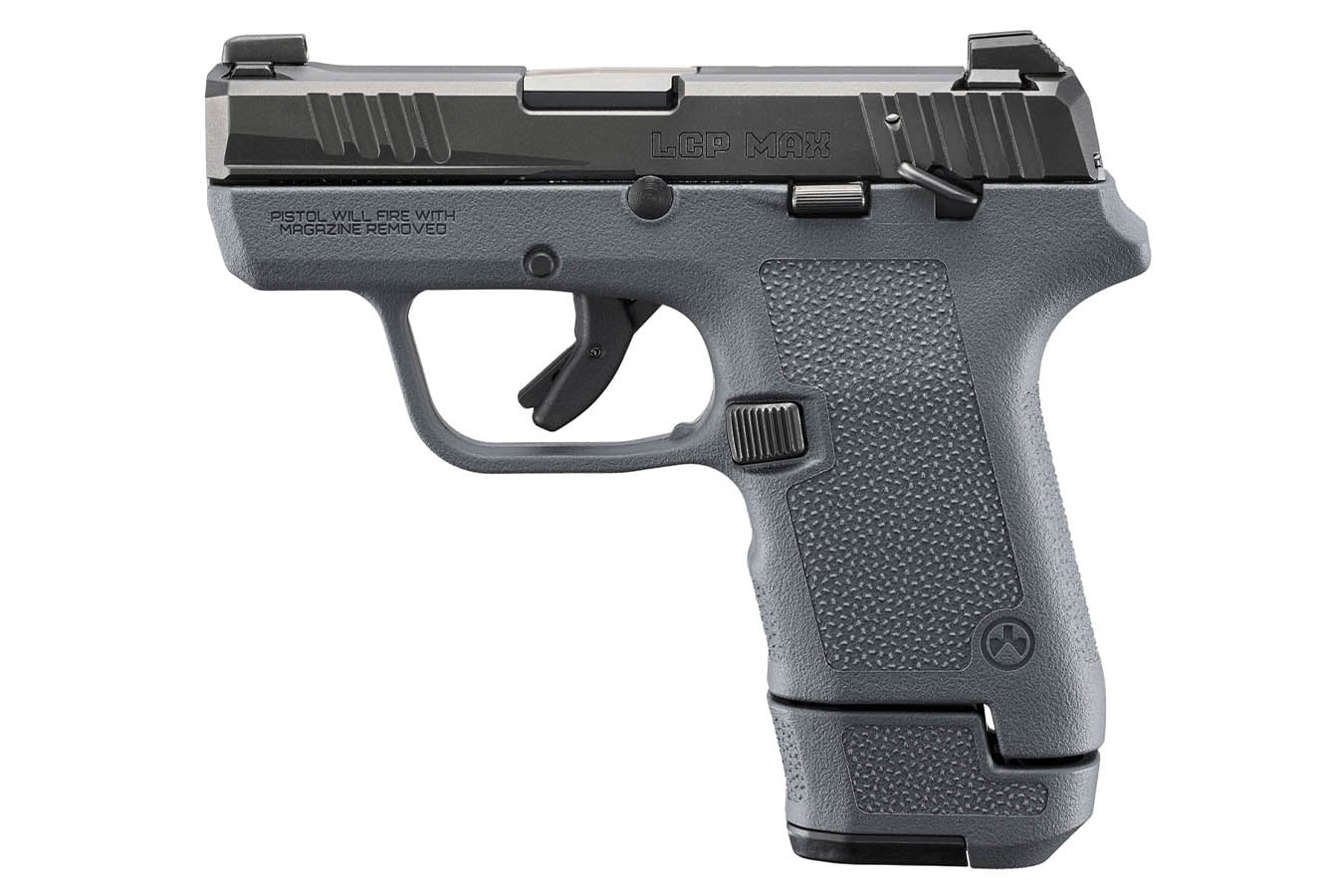 No. 1 Best Selling: RUGER LCP MAX 380 ACP 13+1 2.80` BLACK NITRIDE BARREL  STEEL SERRATED SLIDE, STEALTH