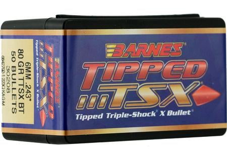 BARNES TTSX .243 80GR BT 50CT