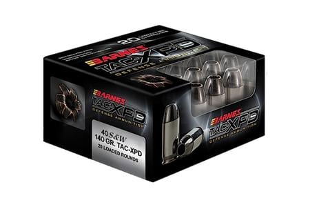 BARNES TAC-XPD 40SW 140GR HP 20