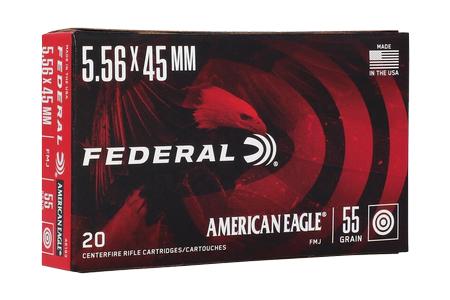 FED AM EAGLE 556NATO 55GR FMJ 20/500