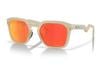 OAKLEY HSTN SQ MATTE SAND W/PRIZM RUBY POLARIZED LENSES