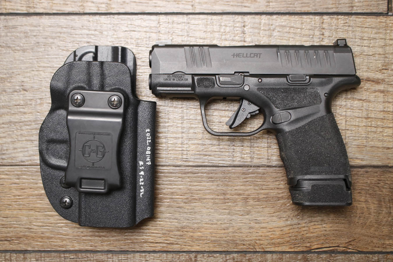 Springfield Hellcat OSP 9mm Optic Ready Police Trade-in Pistol with Holster