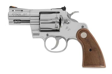 BLEM PYTHON 357MAG 2.5` BARREL STAINLESS STEEL WITH WALNUT GRIPS