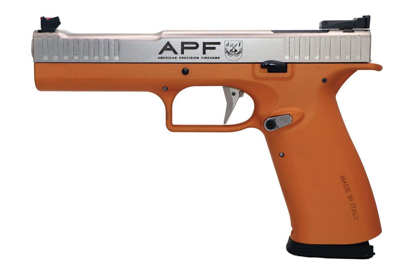 Apf AF-1 ERGAL PRO 9mm Semi-Auto Pistol w/ Orange Frame