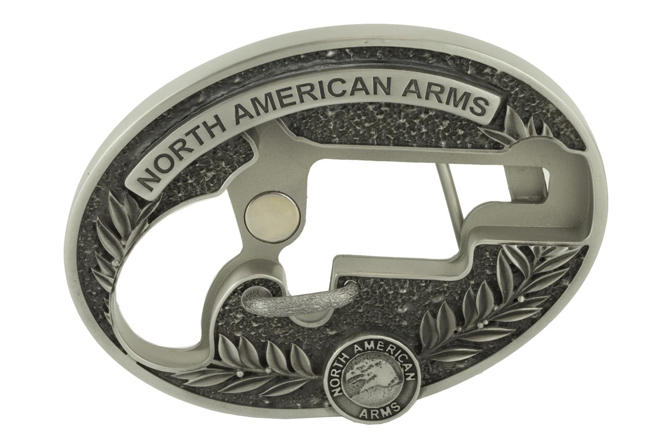 North American Arms Oval Ornate Belt Buckle for 1 1/8 Long Rifle only