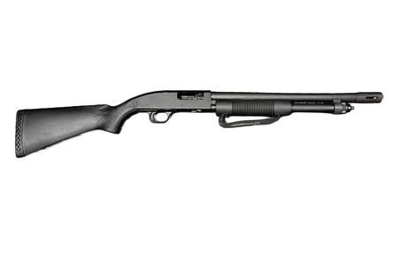 Mossberg 500 Tactical 12 Gauge Pump Shotgun with Forearm Strap and Breaching Barrel