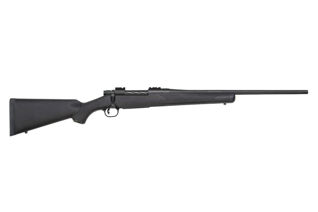 Mossberg Patriot 338 Win Mag Bolt-Action Rifle with Black Synthetic Stock