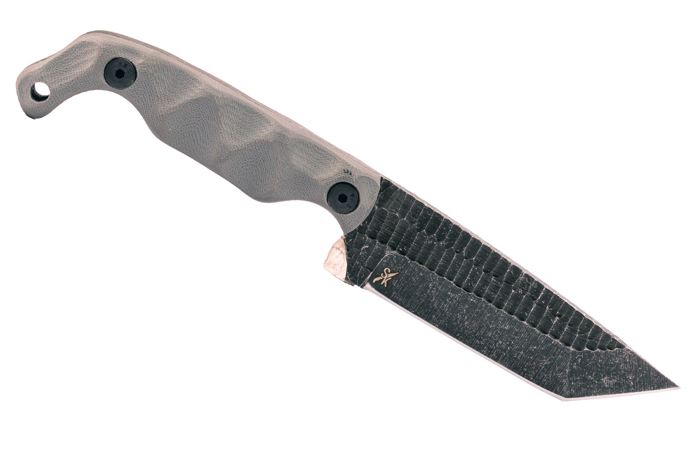 Stroup Knives Bravo 5 Tanto Fixed Blade Knifewith Sheath