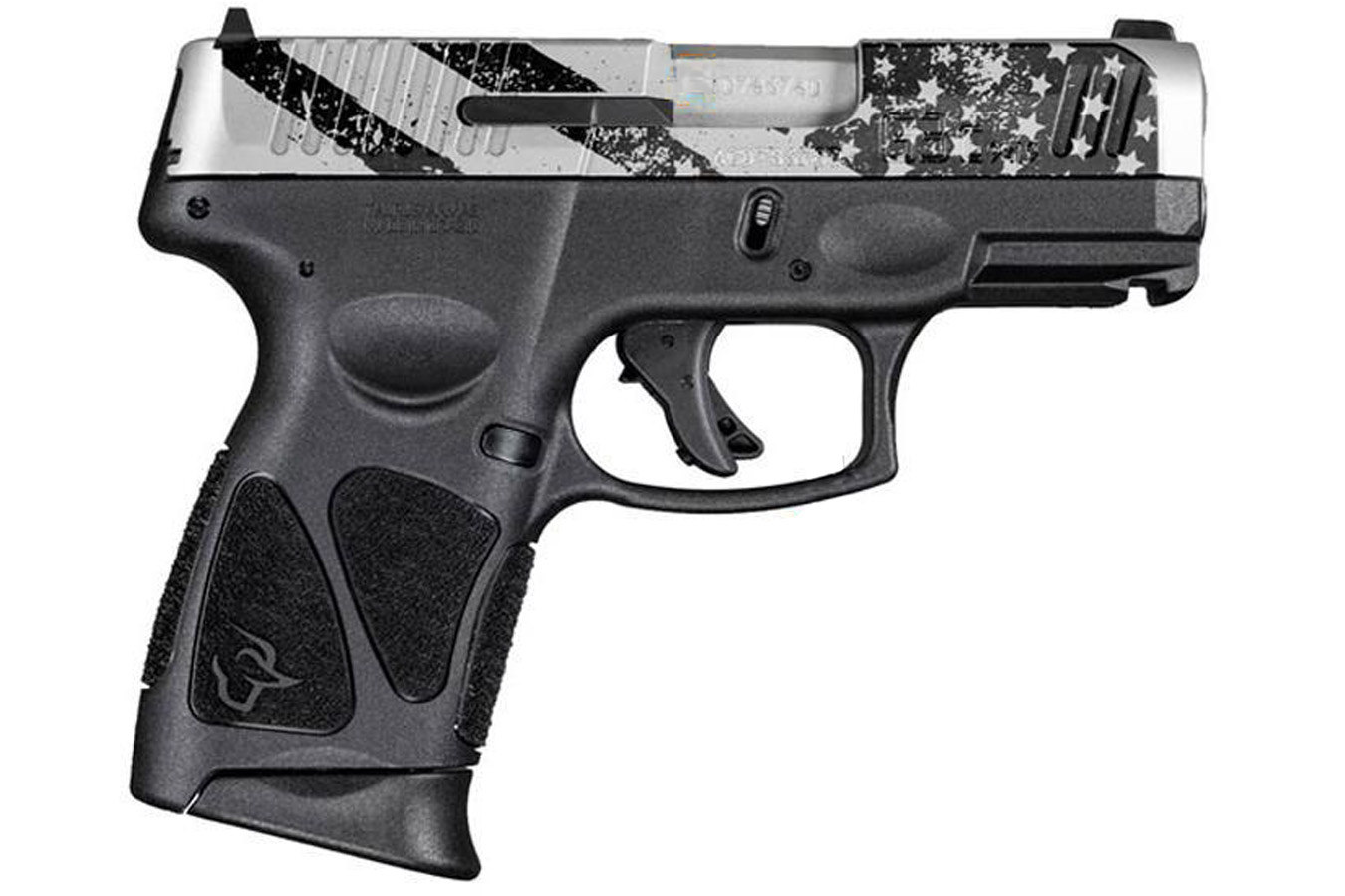 Taurus G3c 9mm Compact Pistol with Stainless American Flag Slide