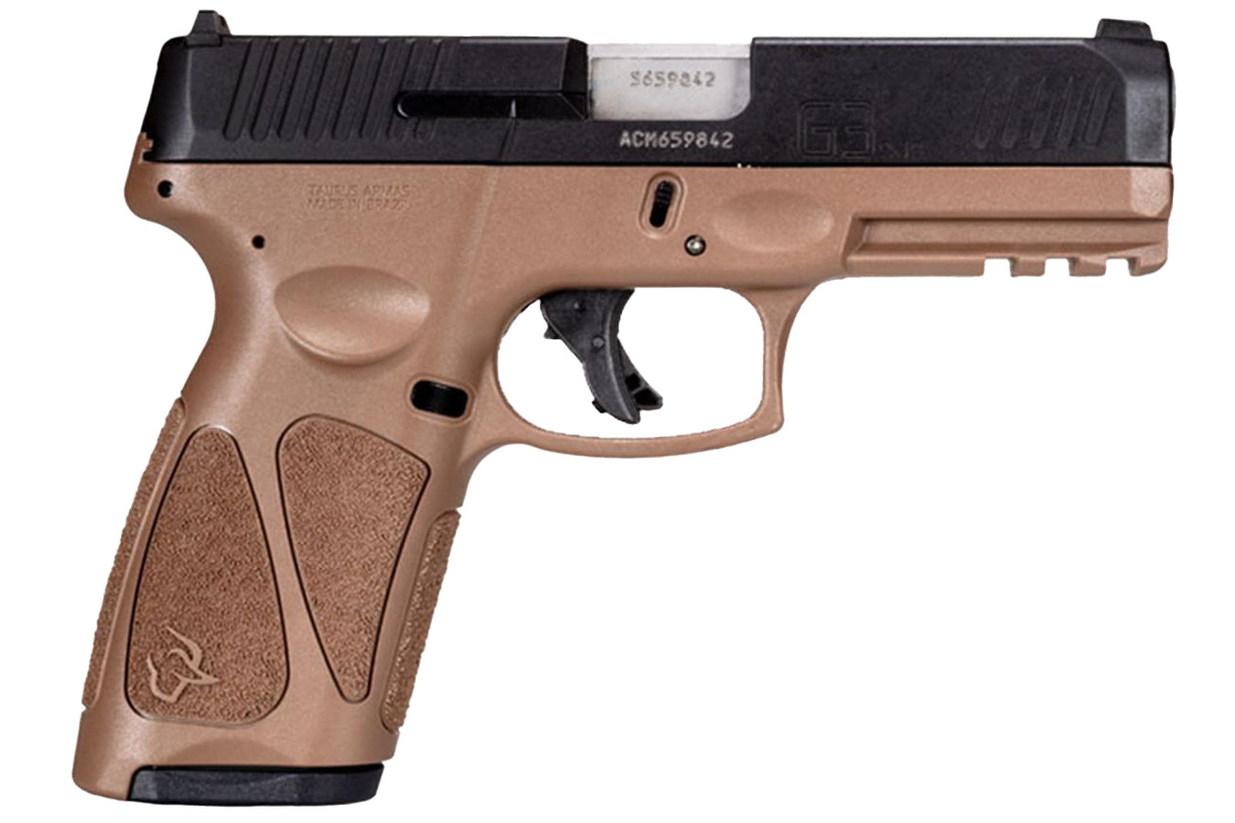 Taurus G3 9mm Full-Size Pistol with Brown Frame (10 Round Model)