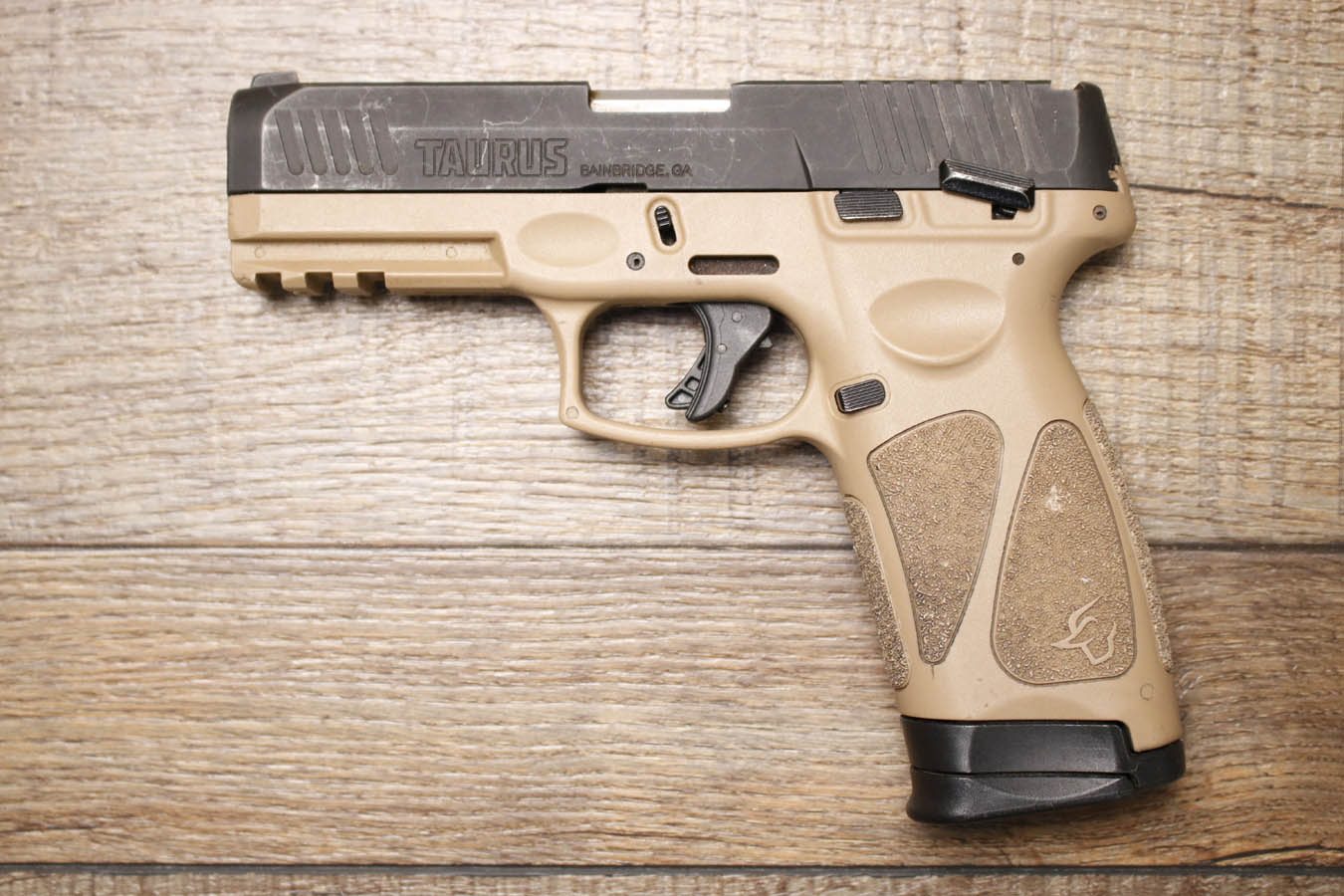 Taurus G3 9mm Police Trade-In Pistol with FDE Frame (Missing Rear Sight)