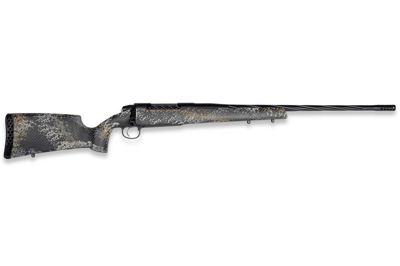 Weatherby 307 Alpine ST 22 Creedmoor Bolt-action Rifle with Gray/Gold Brushed Sponge Pattern